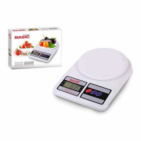 bilancia da cucina Basic Home Digitale LCD 7 kg Bianco (23 x 16 x 3