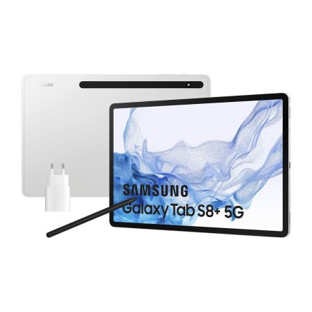 Tablet Samsung Galaxy Tab S8 Plus 5G Argentato 5G 12