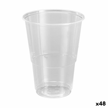 Set di bicchieri riutilizzabili Algon Trasparente 15 Pezzi 330 ml (48 Unità)