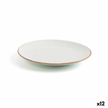 Piatto da pranzo Ariane Terra Beige Ceramica Ø 18 cm (12 Unità)