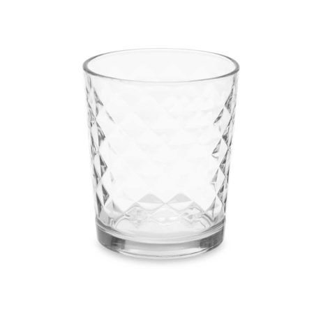 Set di Bicchieri Diamante Trasparente Vetro 360 ml (6 Unità)