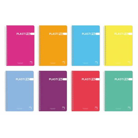 Quaderno Pacsa Plastipac Multicolore Din A4 5 Pezzi 80 Pagine
