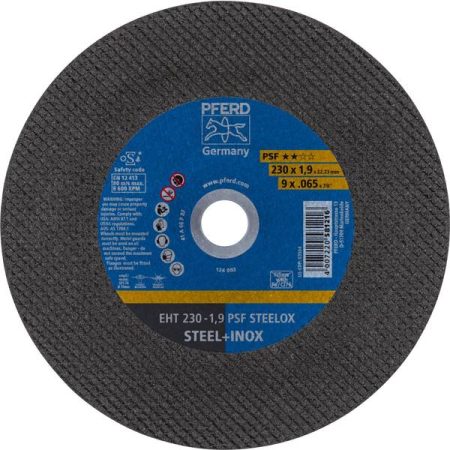 PFERD PSF STEELOX 61728131 Disco di taglio dritto 230 mm 25 pz. Acciaio inox