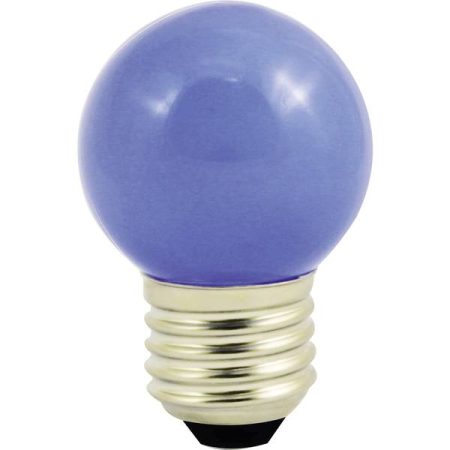 LightMe LM85251 LED (monocolore) ERP G (A - G) E27 Forma di goccia 1 W Blu (Ø x L) 45 mm x 69 mm 1 pz.