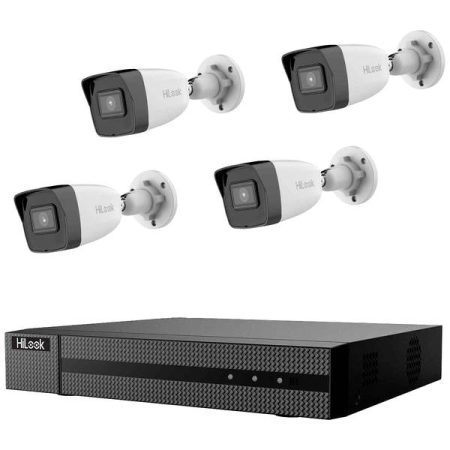 HiLook IK-4248BH-MH/P IK-4248BH-MH/P LAN IP-Kit videocamere sorveglianza 4 canali con 4 camere 3840 x 2160 Pixel