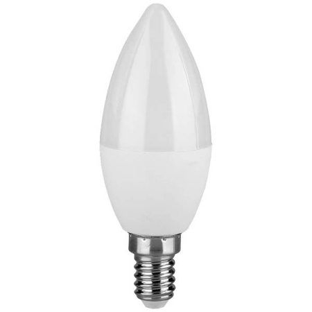 V-TAC 2142581 LED (monocolore) ERP F (A - G) E14 Forma di candela 4.50 W Bianco luce del giorno (Ø x A) 36.5 mm x 100 mm