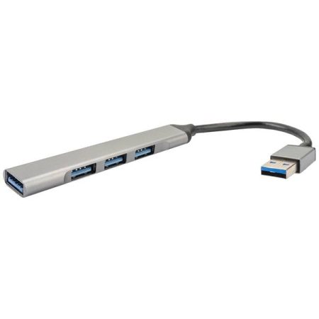 4Smarts Hub combinato USB Grigio Siderale