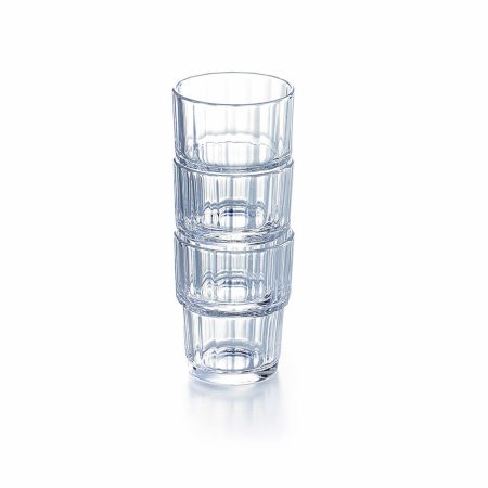 Set di Bicchieri Arcoroc Noruega 6 Unità Trasparente Vetro (25 cl)