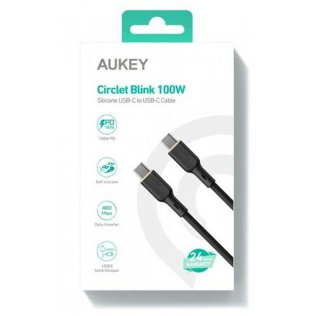 Cavo USB-C Aukey CB-SCC102 Nero 1
