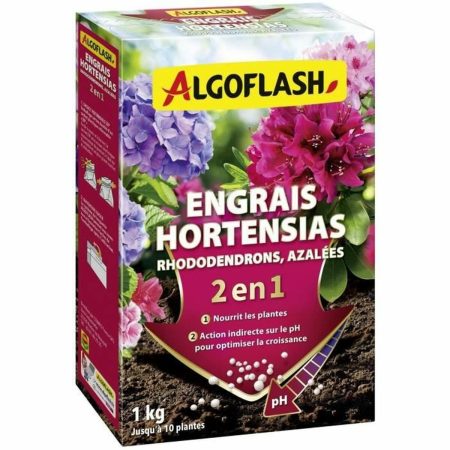 Fertilizzante per piante Algoflash HORTOPH1N Ortensia 2 in 1 1 kg Made in Italy Global Shipping
