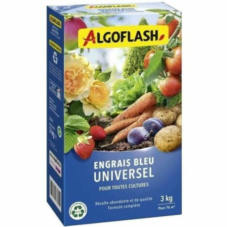 Fertilizzante per piante Algoflash Naturasol Universale 3 Kg Made in Italy Global Shipping