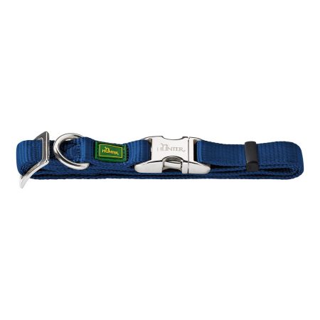 Collare per Cani Hunter Alu-Strong Taglia L Blu scuro (45-65 cm) Made in Italy Global Shipping