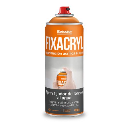 Spray Fissante Beissier 70237-007 Fixacryl Impermeabilizzazione 400 ml Trasparente Made in Italy Global Shipping