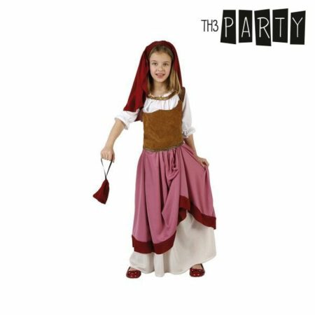 Costume per Bambini Th3 Party Contadina medievale Multicolore (4 Pezzi)