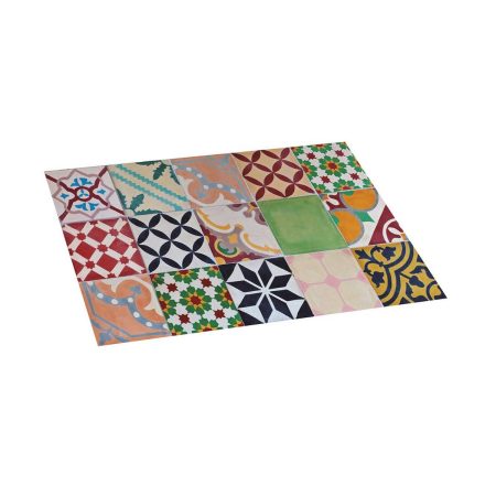 Tappeto Stor Planet Multicolore Mosaico 100 % PVC (45 x 75 cm) Made in Italy Global Shipping