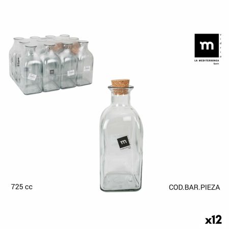Bottiglia di Vetro La Mediterránea Medi Tappo 725 ml (12 Unità)