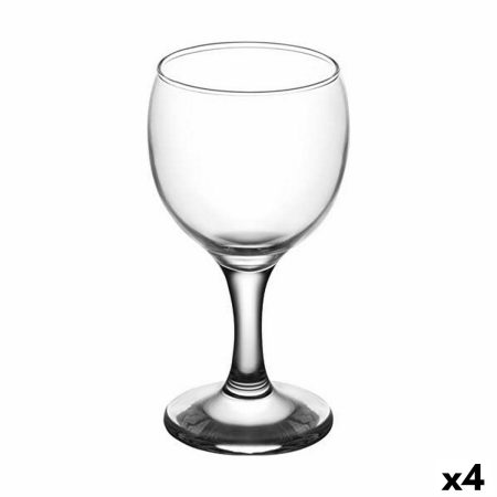 Set di Bicchieri Inde Misket 170 ml Bianco 6 Pezzi (4 Unità)