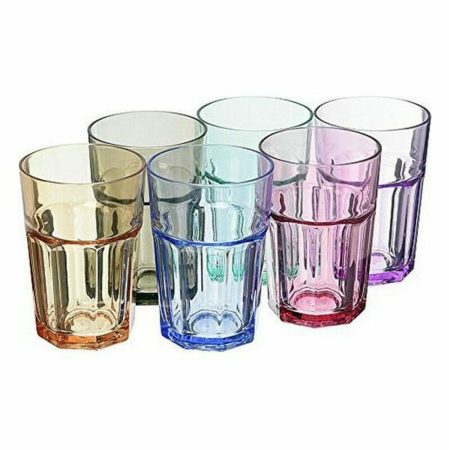 Set di Bicchieri LAV LV-ARA265 PFT6M0001FC 365 ml (6 pcs) 6 Pezzi (8 Unità)