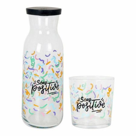 Set di Bicchieri LAV Positive Bottiglia Cristallo 7 Pezzi (4 Unità) (7 pcs)