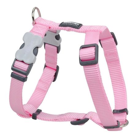 Imbracatura per Cani Red Dingo Liscio 25-39 cm Rosa Made in Italy Global Shipping