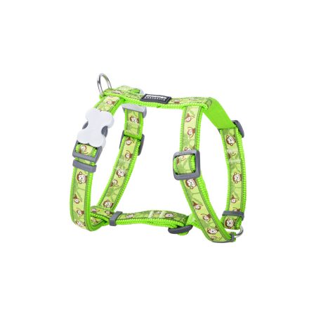 Imbracatura per Cani Red Dingo STYLE MONKEY LIME GREEN 36-54 cm 30-48 cm Made in Italy Global Shipping