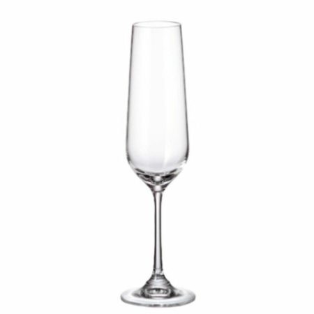 Set di Bicchieri Bohemia Crystal Sira champagne 200 ml 6 Unità 4 Unità