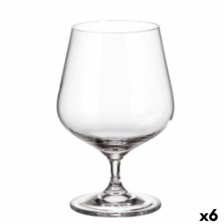 Set di Bicchieri Bohemia Crystal Sira Cognac 590 ml 6 Unità 4 Unità
