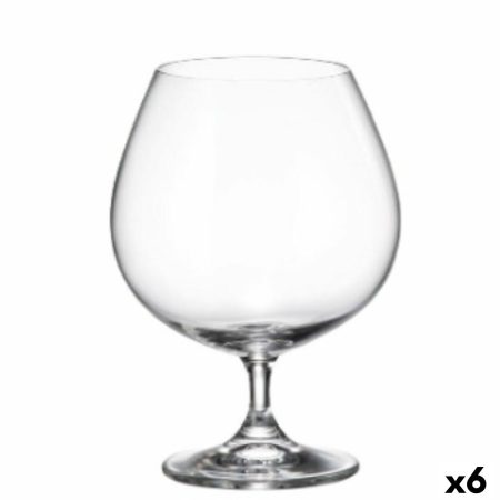Set di Bicchieri Bohemia Crystal Clara Cognac 690 ml 6 Unità 4 Unità 7