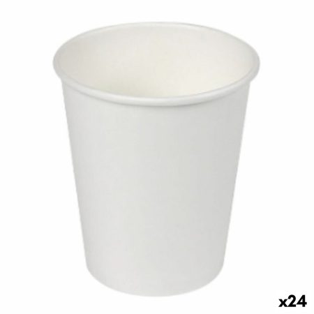 Set di Bicchieri Algon Cartone Monouso Bianco 24 Unità (50 Pezzi)