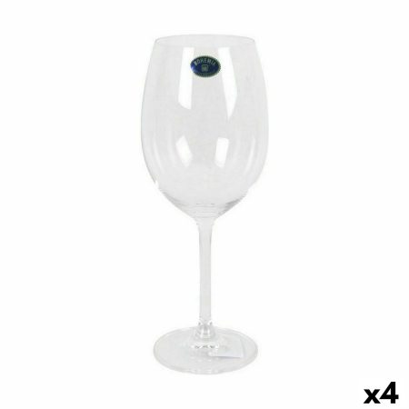 Set di Bicchieri Bohemia Crystal Clara Vino 450 ml 6 Pezzi (4 Unità)