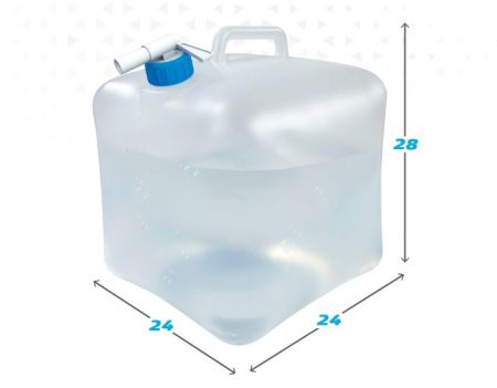 Bottiglia d'acqua Aktive Polietilene 15 L 24 x 28 x 24 cm (12 Unità)