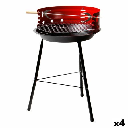 Barbecue Portatile Aktive Rosso Legno Ferro 37