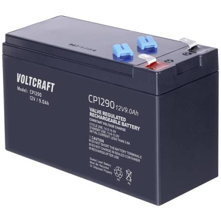 VOLTCRAFT CE12V/9Ah VC-12668685 Batteria al piombo 12 V 9 Ah Piombo-AGM (L x A x P) 151 x 100 x 65 mm Spina piatta 6