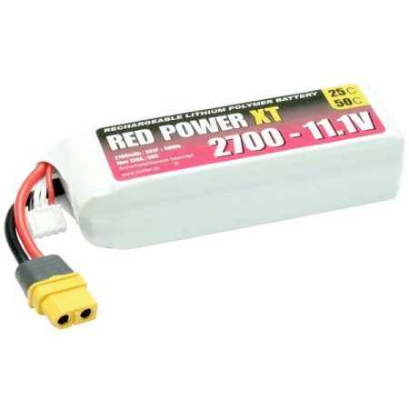 Red Power Batteria ricaricabile LiPo 11.1 V 2700 mAh Softcase XT60