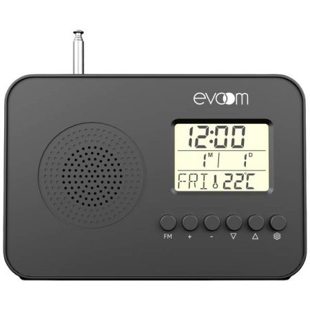 EV306148 Radio tascabile FM Funzione allarme Nero