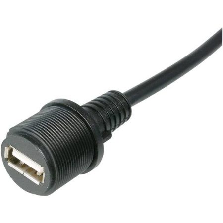 Connettore USB 2.0 - IP67 Presa TC-A-KAB-USBA-FS-1M-203 Prese USB A con cavo da 1m 1586510 TRU COMPONENTS Contenuto: 1