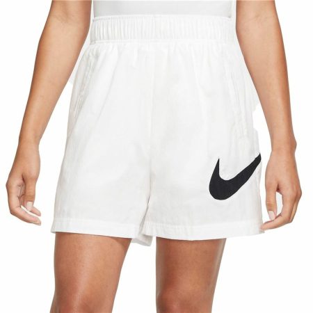 Pantaloncini Sportivi da Donna Nike Sportswear Essential Bianco