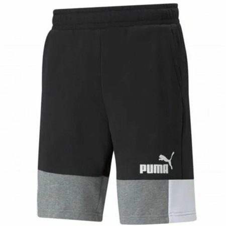 Pantaloni Corti Sportivi da Uomo Puma Essentials+ Nero