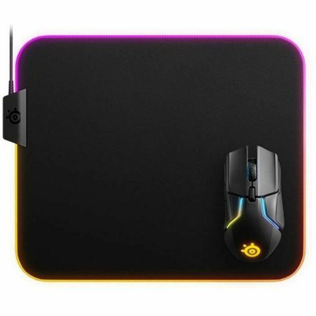 Tappetino per Mouse SteelSeries QcK Prism Cloth Medium Gaming Nero Multicolore