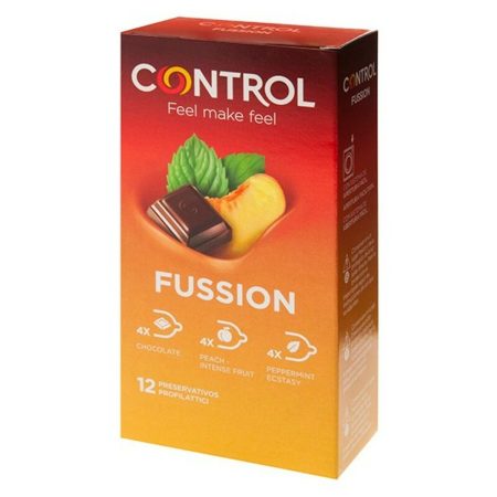 Preservativi Fussion Control (12 uds) colore