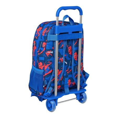 Trolley per la Scuola Spiderman Great Power Rosso Azzurro (32 x 42 x 14 cm)