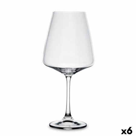 Calice per vino Bohemia Crystal Loira Trasparente Vetro 570 ml (6 Unità)