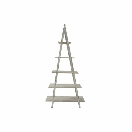 Scaffale DKD Home Decor Bianco Pino Legno MDF (80 x 34 x 157 cm) Made in Italy Global Shipping