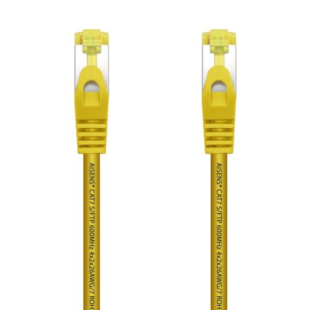 Tubo flessibile Aisens A146-0474 cat7 S/FTP (S-STP) Giallo 1 m