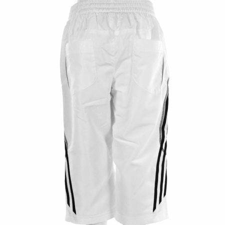 Pantalone Sportivo per Bambini Adidas 3/4 Bianco