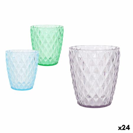 Bicchiere La Mediterránea Plastica 390 ml (24 Unità)