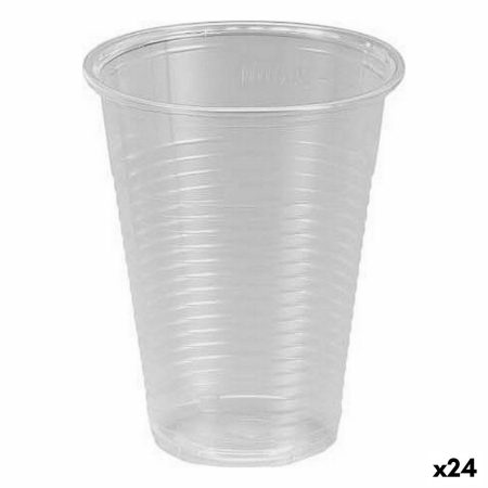 Set di bicchieri riutilizzabili Algon Trasparente 25 Pezzi 200 ml (24 Unità)