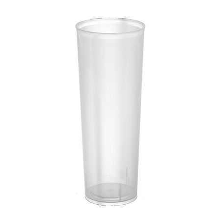 Set di bicchieri riutilizzabili Algon A tubo Trasparente 6 Pezzi 300 ml (70 Unità)