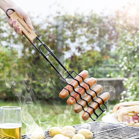 Griglia per Barbecue per Salsicce Sosket InnovaGoods Made in Italy Global Shipping