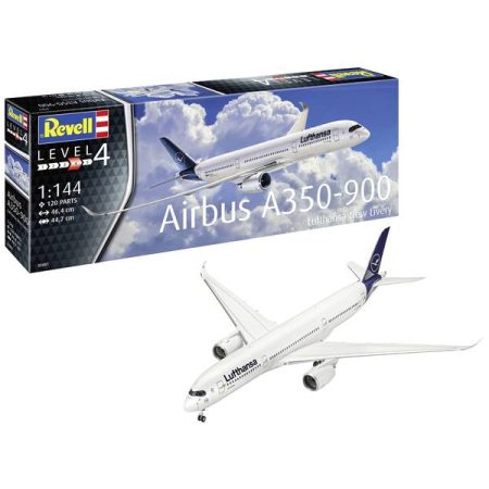 Aeromodello in kit da costruire Revell 03881 Airbus A350-900 Lufthansa New Livery 1:144